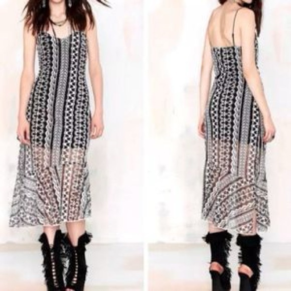 Line & Dot Dresses & Skirts - Line & Dot black and white dress size S